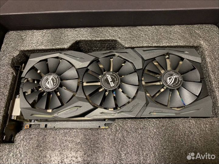 Видеокарта GTX 1070 8g asus strix