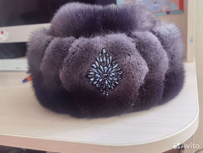 Шапка норковая женская