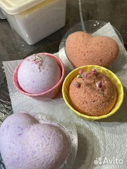 Бомбочки скрабы косметика для ванны