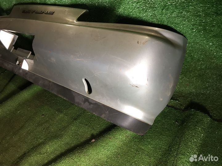 Бампер задний sedan Nissan Skyline R32 Серебро цар