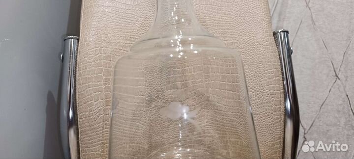 Кабинетный графин с пробкой. Стекло. СССР