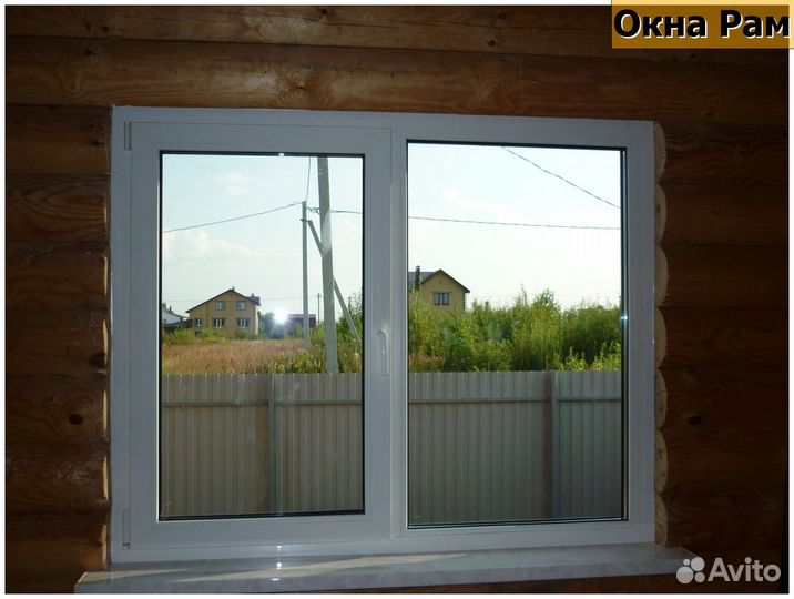 Пластиковые окна в деревянный дом