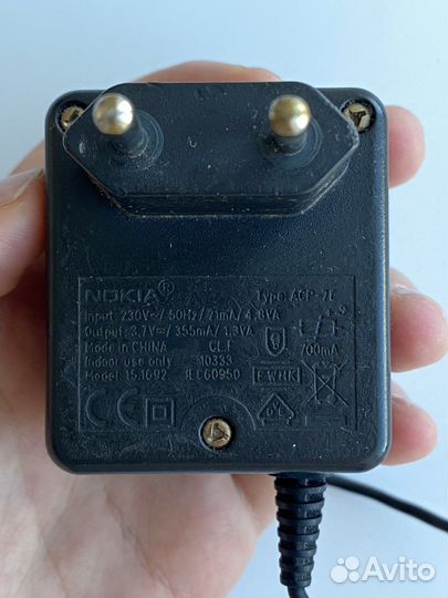 Зарядка nokia
