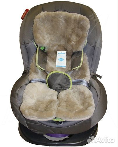 Накидка из шерсти мериноса для детского автокресла