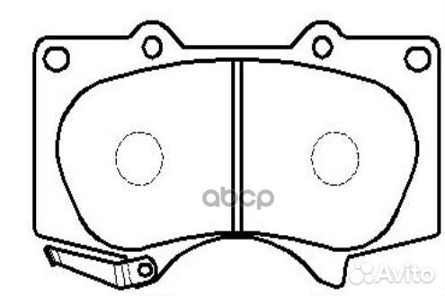 Колодки тормозные, передние (Старый CKT36) GK10