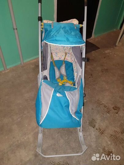 Детские санки коляска ника