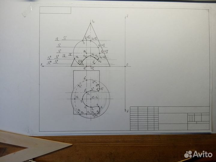 Чертежи,эскизы от руки в карандаше