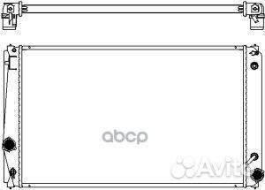 Радиатор toyota Rav 4 III 2.0 VVT-i 03/06