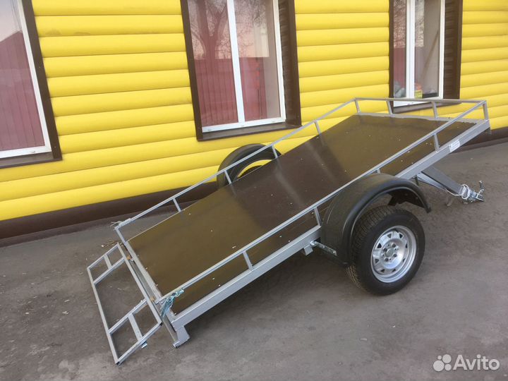 Прицеп-платформа 2,2*1,3м оцинкованная рама