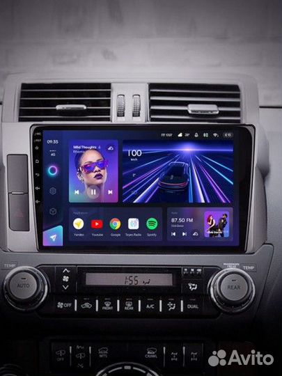 Магнитола teyes cc3 на prado 150 2013-2017