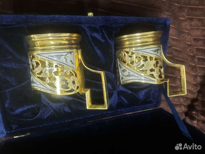 Подстаканники 2 шт. Монеы разные