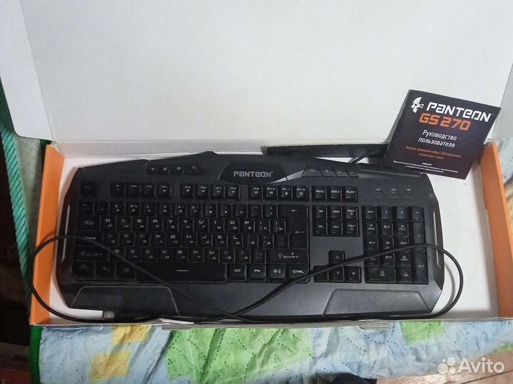 Игровая клавиатура с led подсветкой(без мышки)