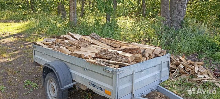 Дрова дубовые колотые