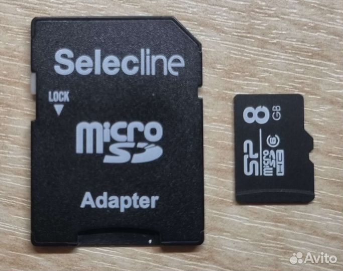 Карта памяти MicroSD 8Gb