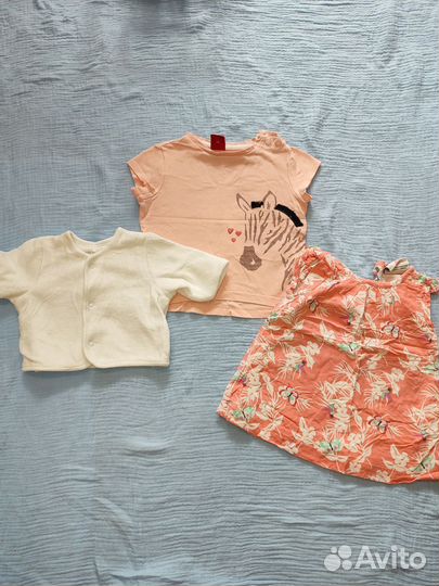 Пакет вещей на девочку 56