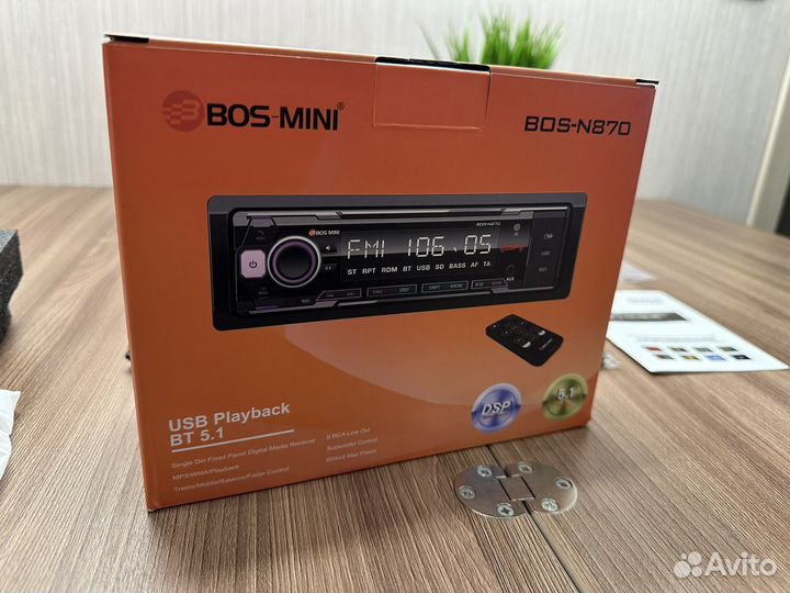 Процессорная магнитола 1 din Boss mini