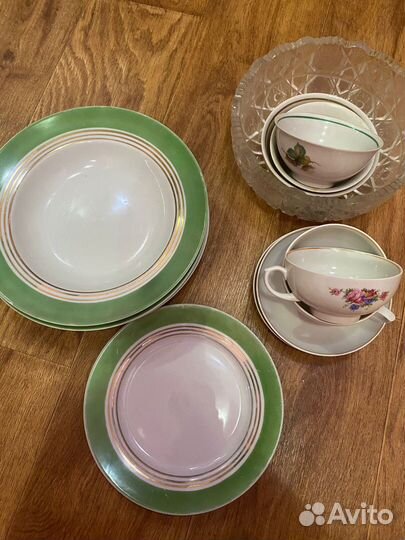 Столовый сервиз СССР тарелки