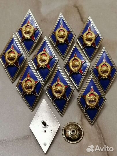 Ромб высшее Военное училище СССР новый неврученка