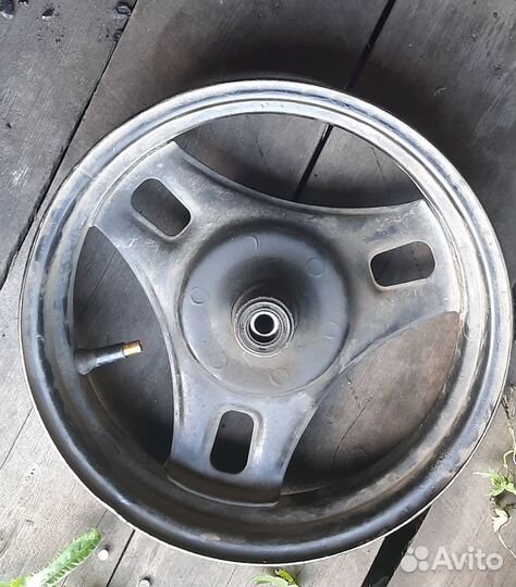 Передний диск на suzuki lets,sepia