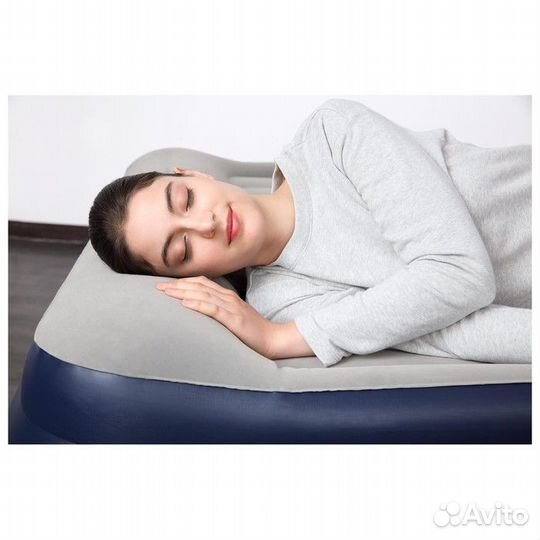 Надувной матрас 191 x 97 x 46 см с электронасосом