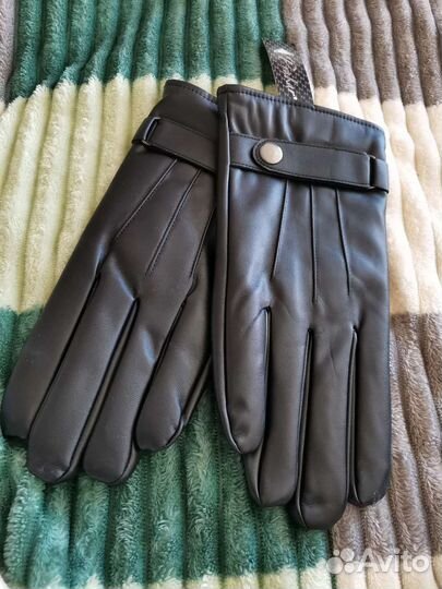 Мужские кожаные перчатки