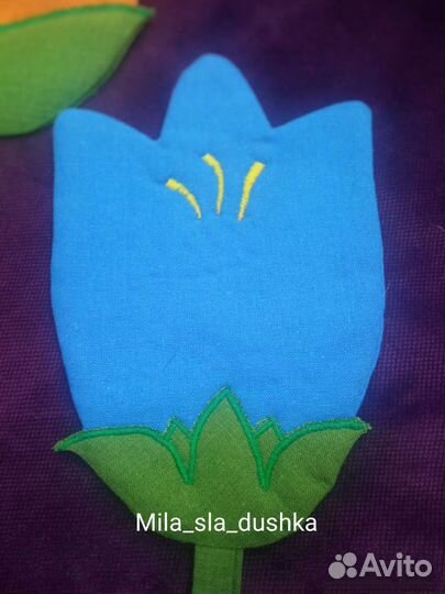 Набор кухонных прихваток букет