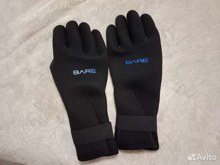 Перчатки неопреновые Bare 5mm размер XL