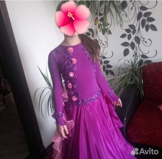 Платье для бальных танцев Ю1 Торг