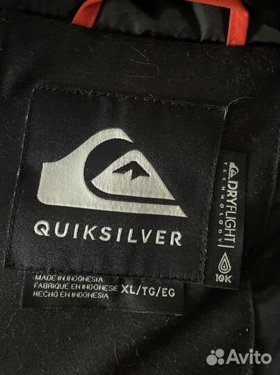 Сноубордический костюм quicksilver штаны куртка