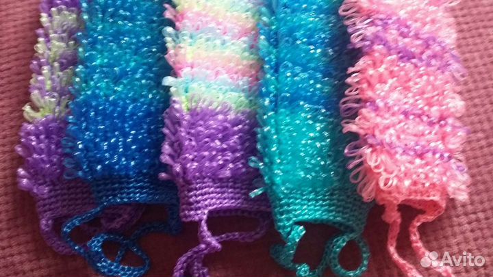 Мочалки ручной работы из полипропилена