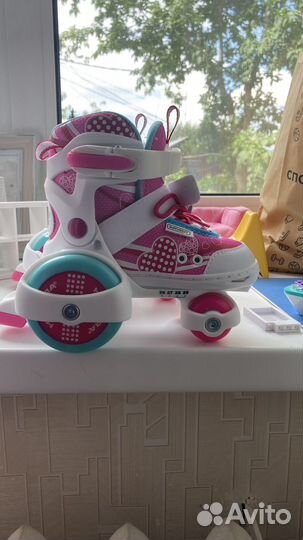 Коньки роликовые Hudora