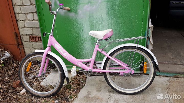 Детский велосипед Novatrack Girlish 20 Алюминиевый