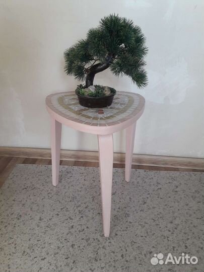 Подставка столик табурет мозаика