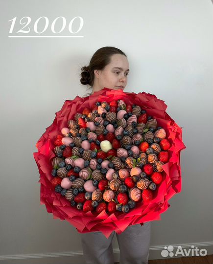 Букет из клубники в шоколаде