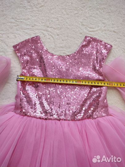 Платье 110-116 праздничное пышное