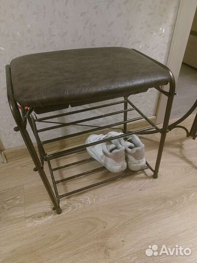 Вешалка напольная металлическая + тумба