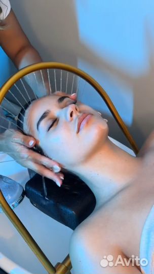 Массаж спа для волос на Супер кушетке тренд 2024