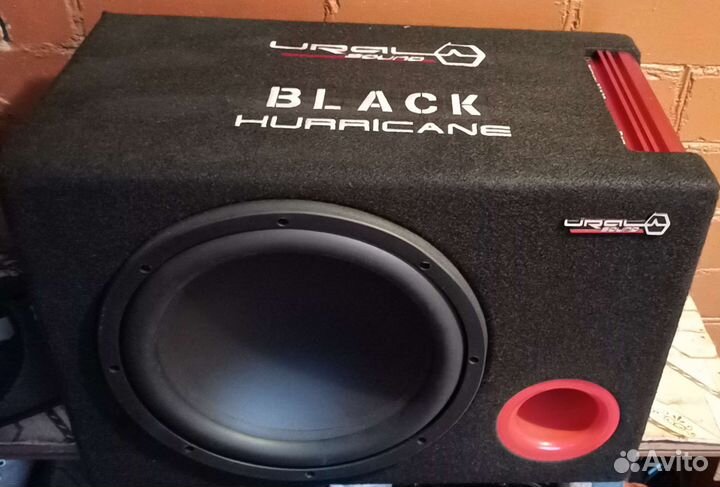 Автосабвуфер активный урал AS-D12A blaск hurricane