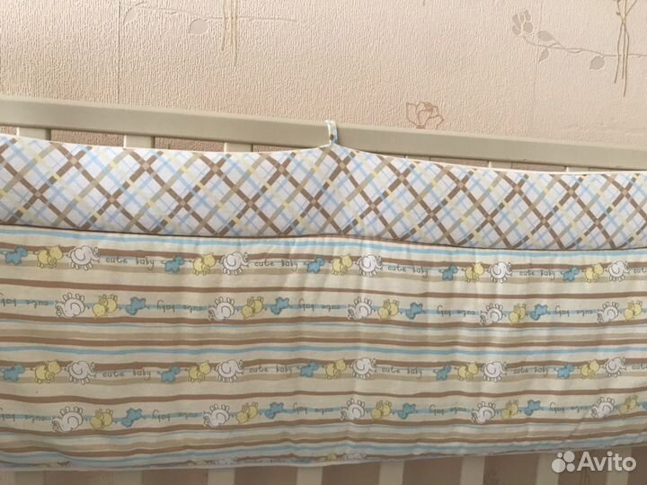 Бортики в кроватку и балдахин