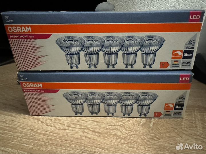 Лампа светодиодная osram GU10 2700k