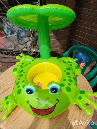 Надувной круг детский лягушка