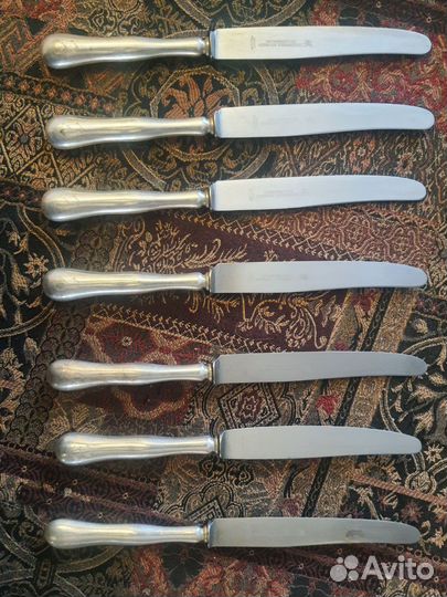 Ножи Solingen, серебро 800 проба