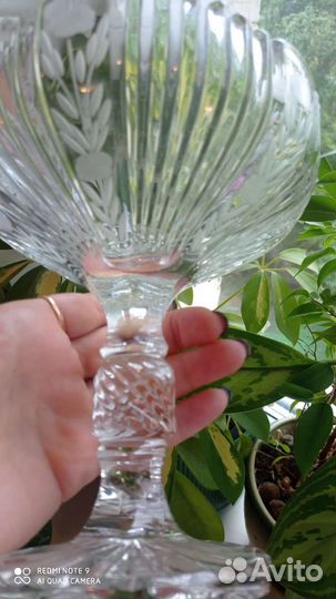 Ваза для фруктов на ножке СССР