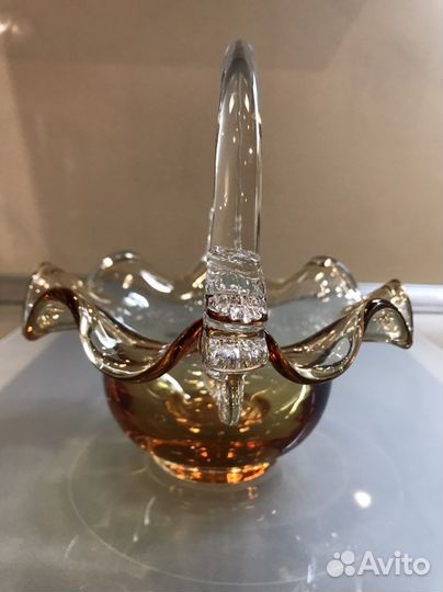 Посуда СССР цветное стекло