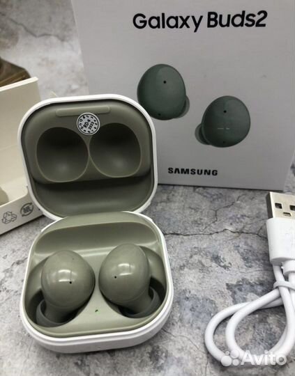 Беспроводные наушники samsung buds 2 фиолетовые