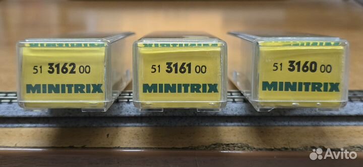 Состав пассажирских вагонов Minitrix 1/160 9мм