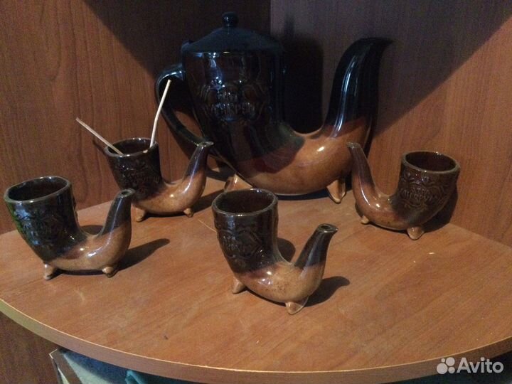 Сервиз чайный ввиде кошки