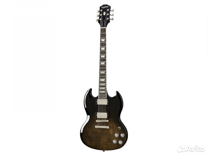 Epiphone SG Modern Figured TBF Trans Black Fade