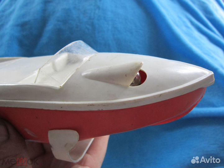 Игрушка СССР Катер на подводных крыльях Винтаж