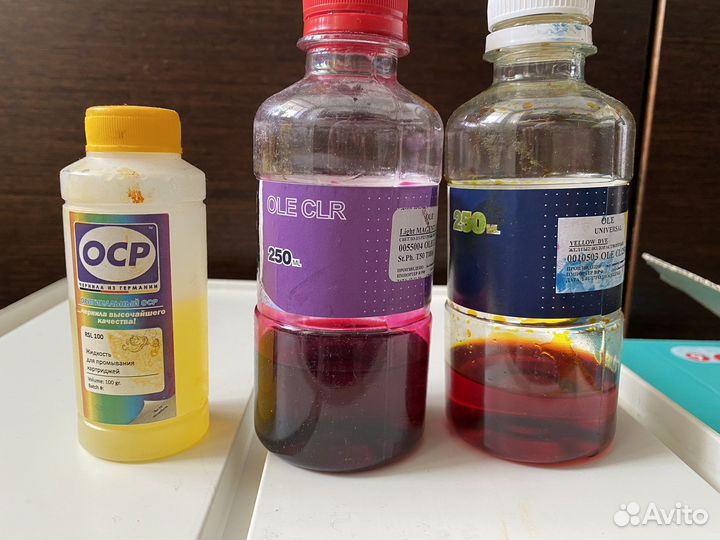 Чернила для принтера epson